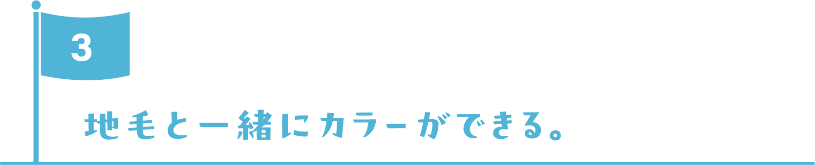羽エクステは地毛と一緒にカラーができる。