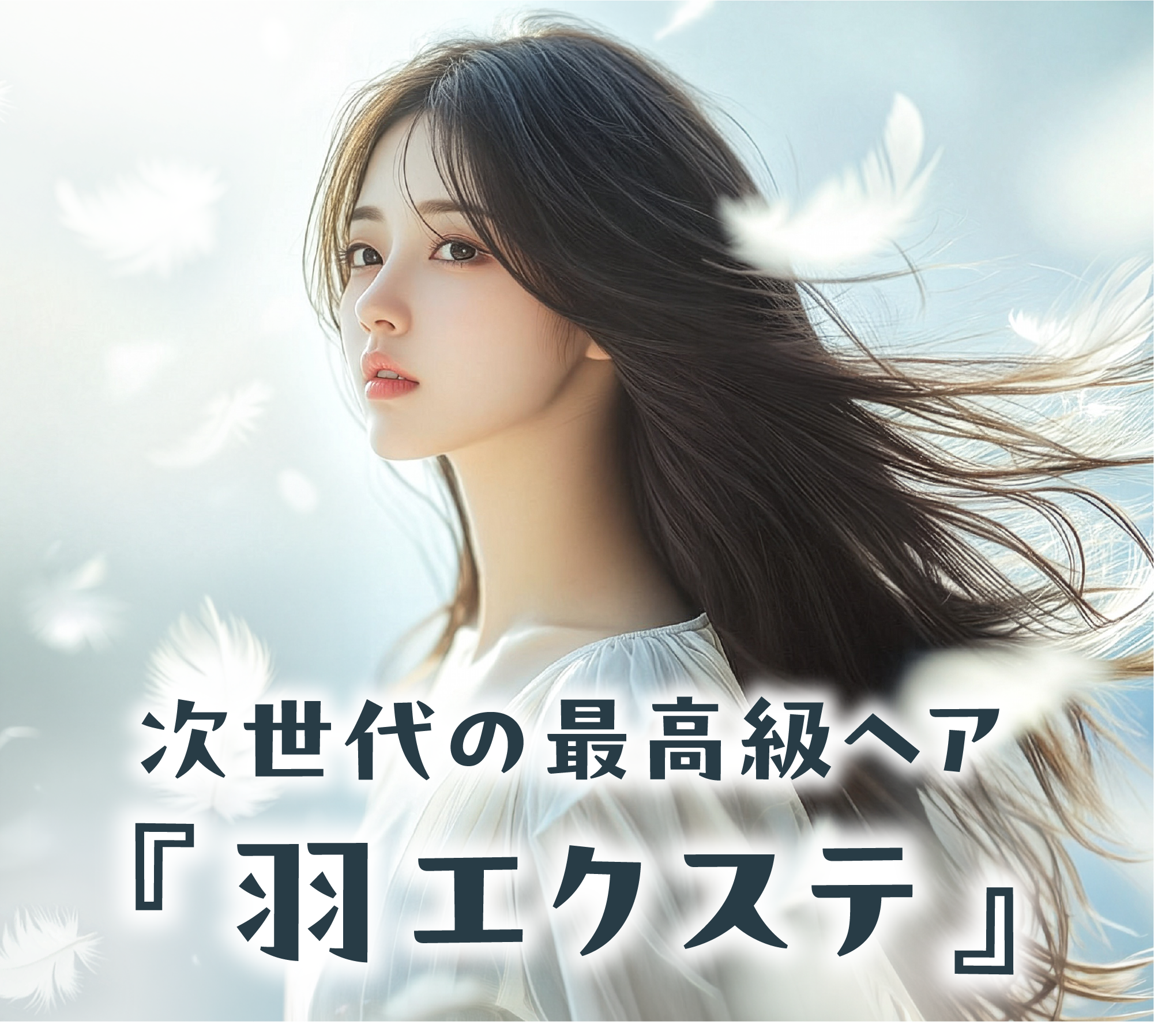 次世代の最高級ヘア「羽エクステ」